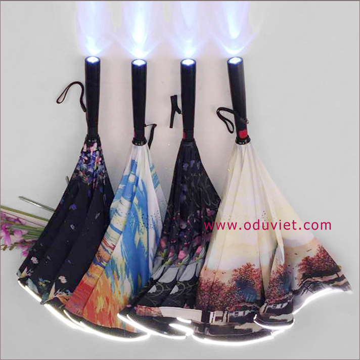 mẫu ô dù gấp 2 8 màu